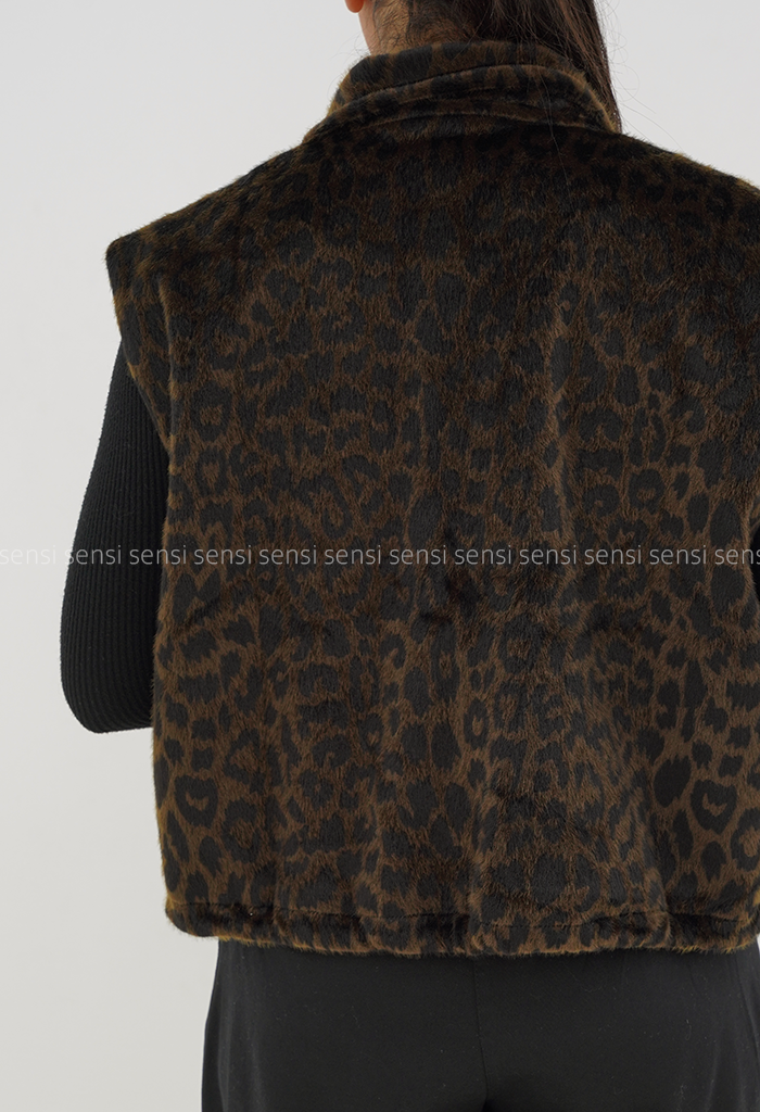 وست پوست زنانه پلنگی آستردارکد1006973